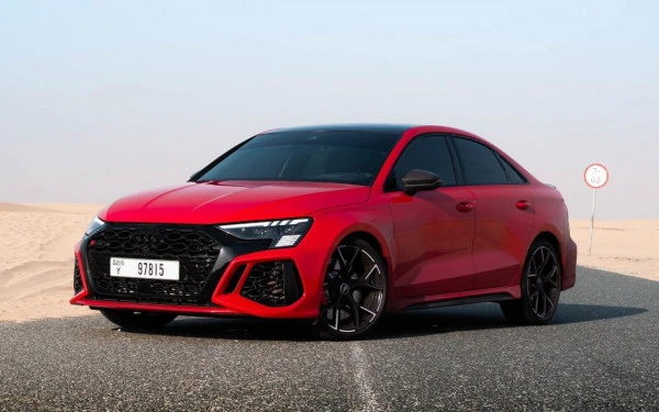 Red Audi RS3 Red Pack Carbon, 2022